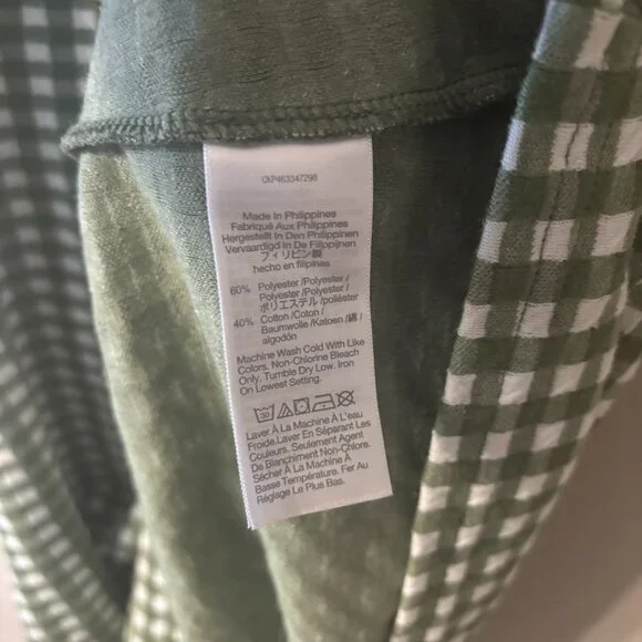 Madewell Jacquard Puff-Sleeve Mini Dress in Gingham Check Size XXL - Picture 3 of 3